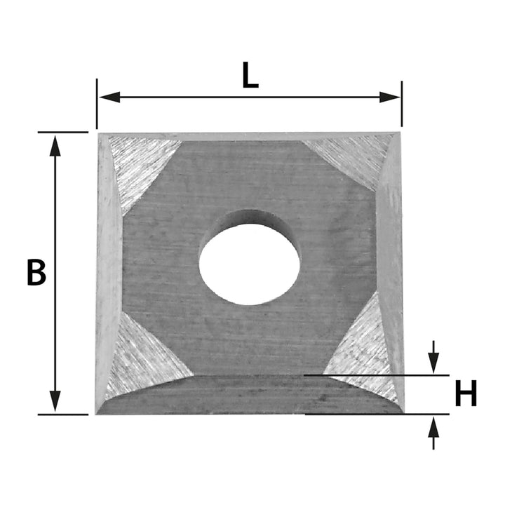 ENT 00570 V-Nutfräser Wendemesser HW 12 x 12 x 1,5 mm 4-seitig