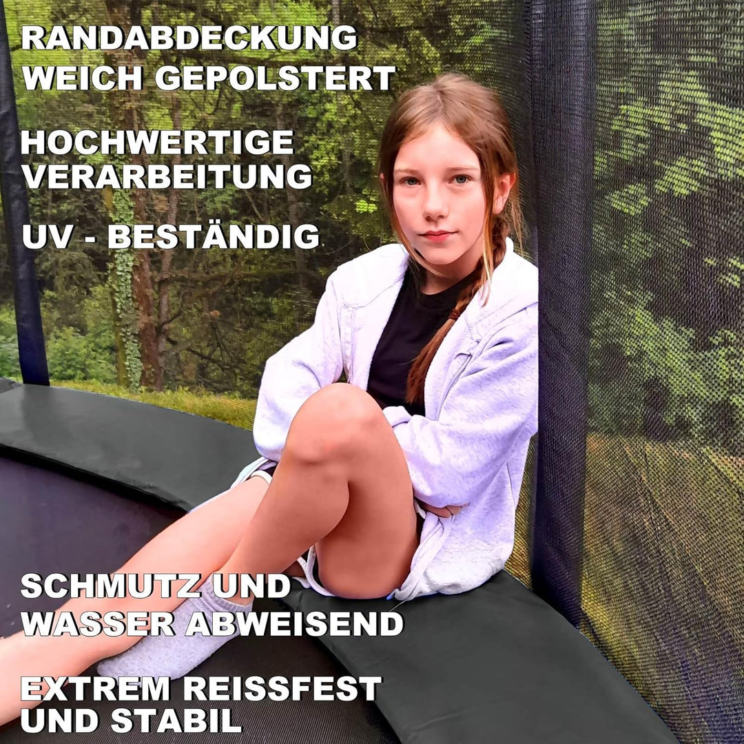 Baunsal® Trampolin Randabdeckung Ø 183 244 250 275 300 305 335 366 370 396 400 427 430 457 460 487 4