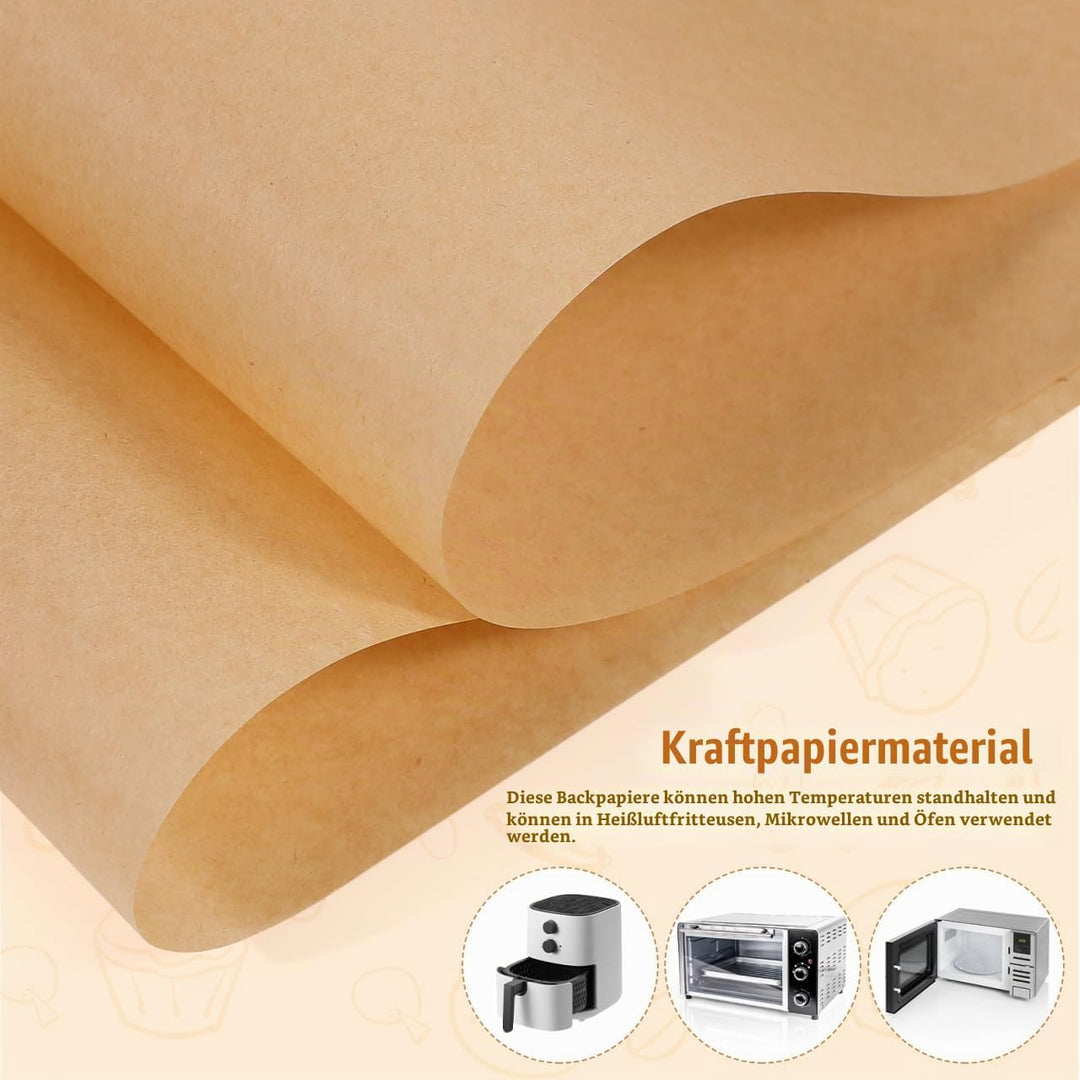 UPKOCH 100 Stück Pergamentpapier Zum Backen 25X35Cm Pfas Frei Backpapier Ohne Pfas FüR Backbleche Lu