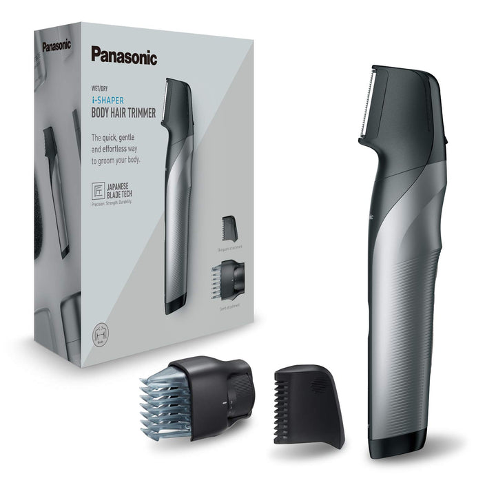 Panasonic ER-GK80-S503 Wiederaufladbarer Körperschneider für Herren (Taschenform, i-Shaper, Edelstah