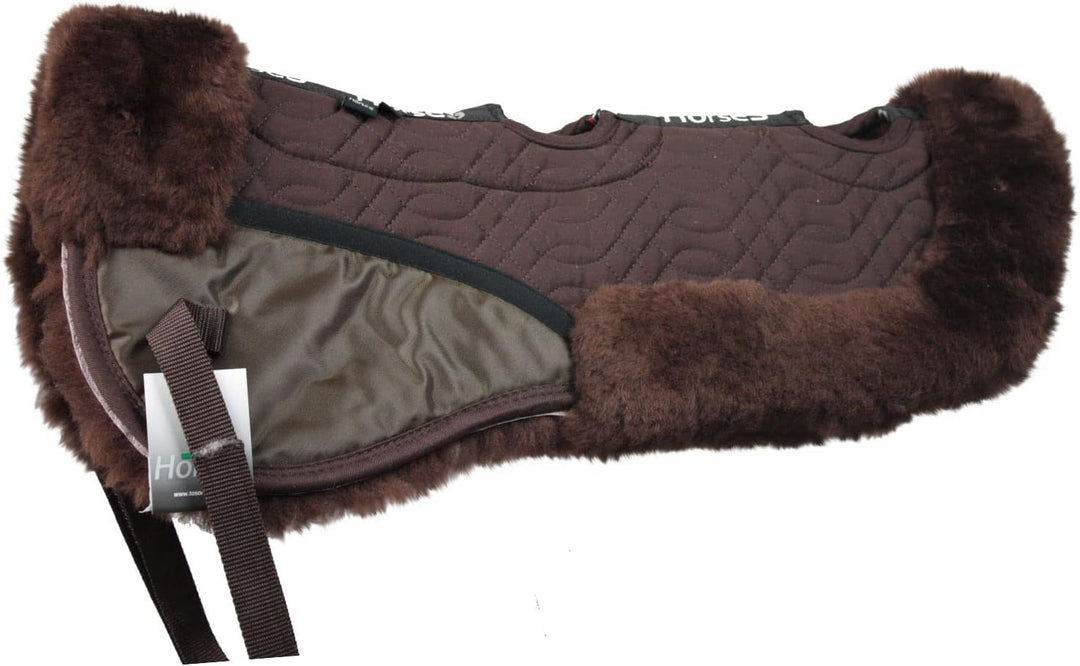 Horses, Sattelpad Merinos mit Belüftungsöffnungen, Weiche und widerstandsfähige Halbschabracke, idea