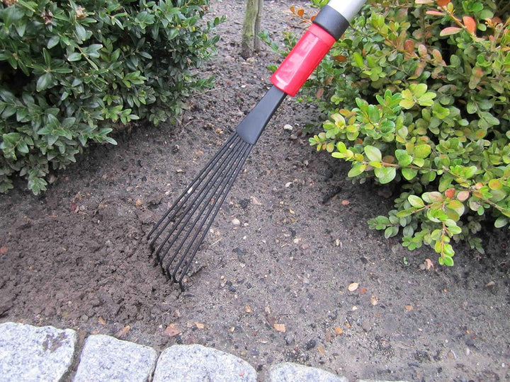 MK Handel - Gartengeräte-Set - 4-tlg. Gartenset bestehend aus Grubbler, Schaufel, Rechen und praktis