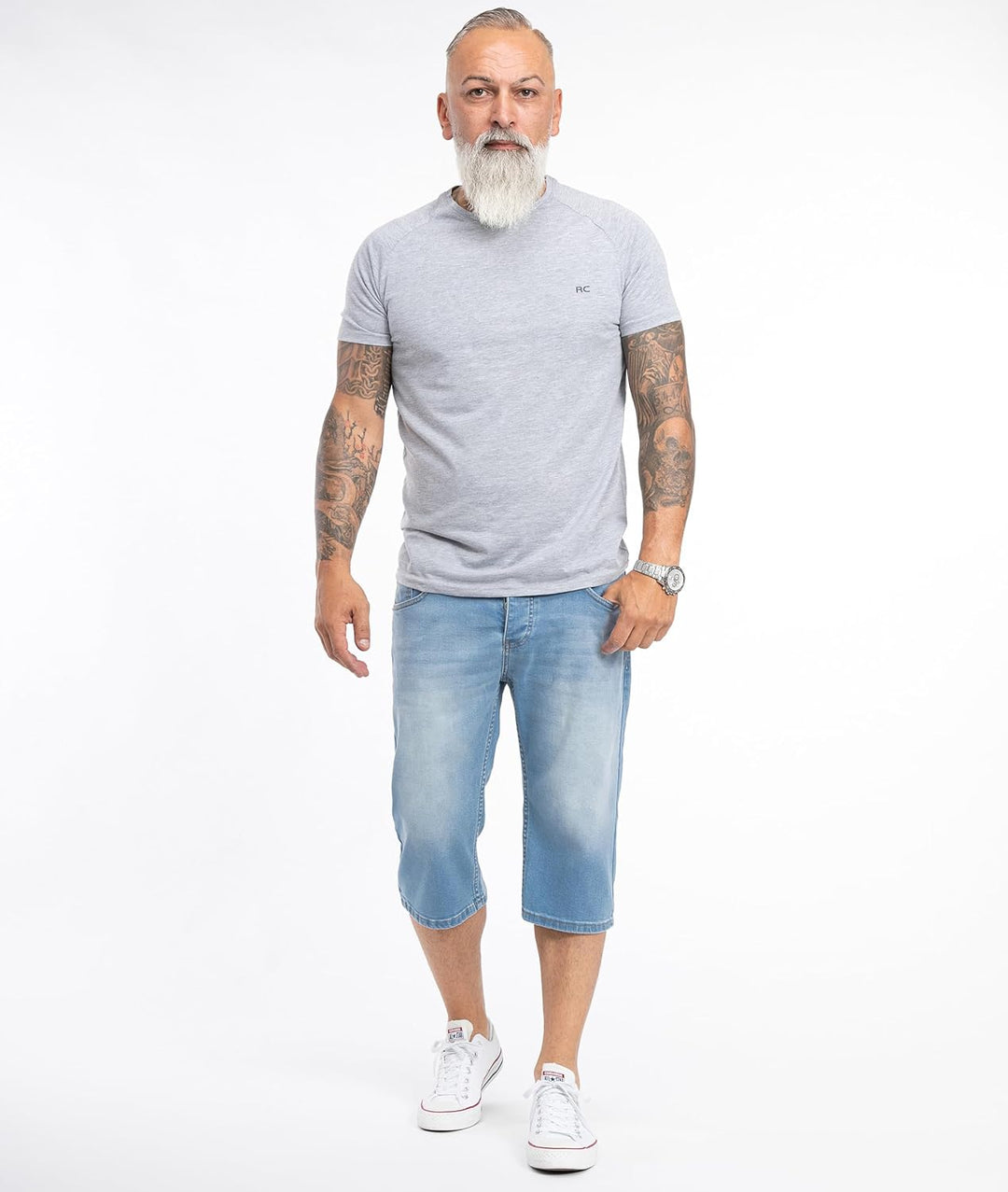 Rock Creek Herren Shorts Jeansshorts RC-2359 29W Blau, 29W Blau