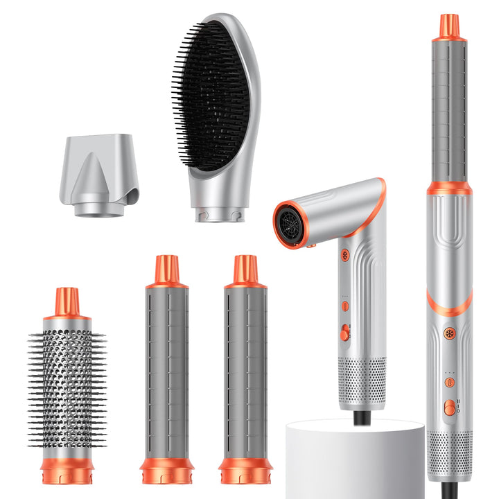 Air Styler 5 in 1 Hair Styler - Professioneller Hairstyler mit 110000 U/min, Warmluftbürste, Föhnbür