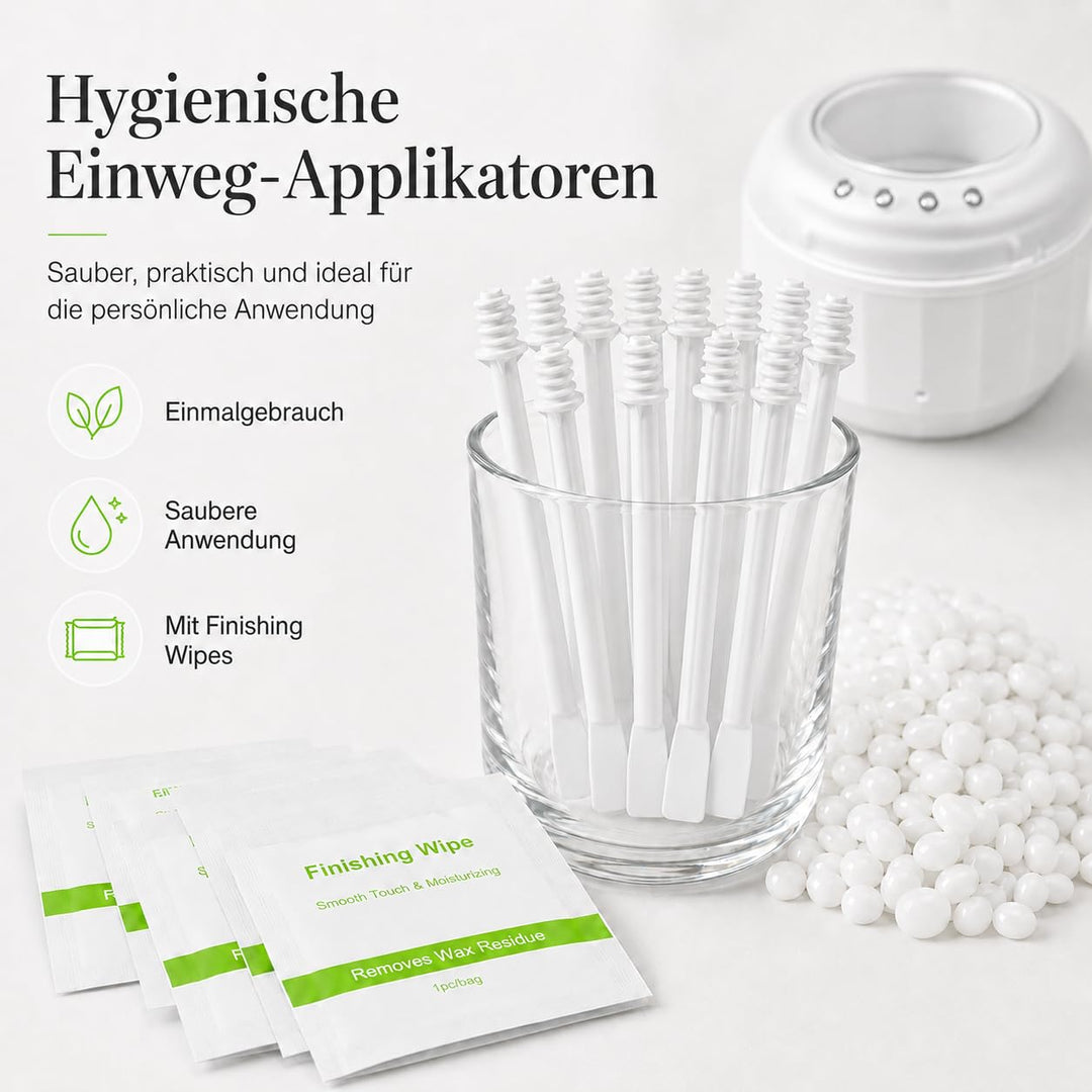 Nasenhaarentferner Wachs, Waxing Set mit Mini Wax Maschine und Nasenhaar Wachs Sticks, Wax Nasenwach