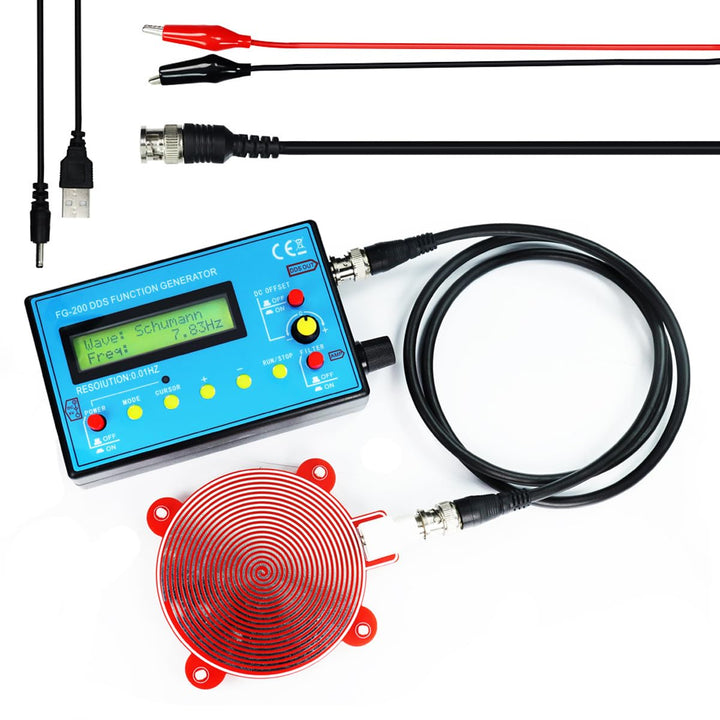 FG 200 DDS Funktionssignalgenerator 0 01Hz 500KHz Signalquellenmodul Für Audiotests