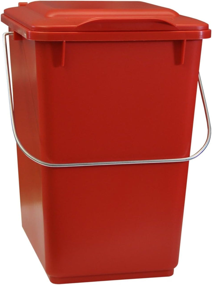 SULO Bio Boy 10 Liter mit Deckel und Henkel – Geruchsdicht und leicht Abwaschbar – Als Bio Mülleimer