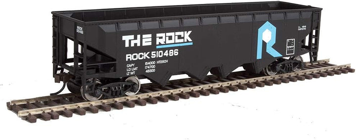 Walthers Spur H0 Offset Hopper Rock Island; H0; Grau; Modellbahn; Modell-Fahrzeug-Spur; Toy; 1:87