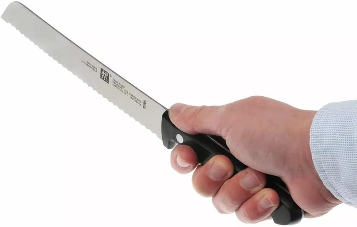 Zwilling 1002169 Brotmesser, Klingenlänge: 20 cm, Klingenblatt mit Wellenschliff, Rostfreier Spezial