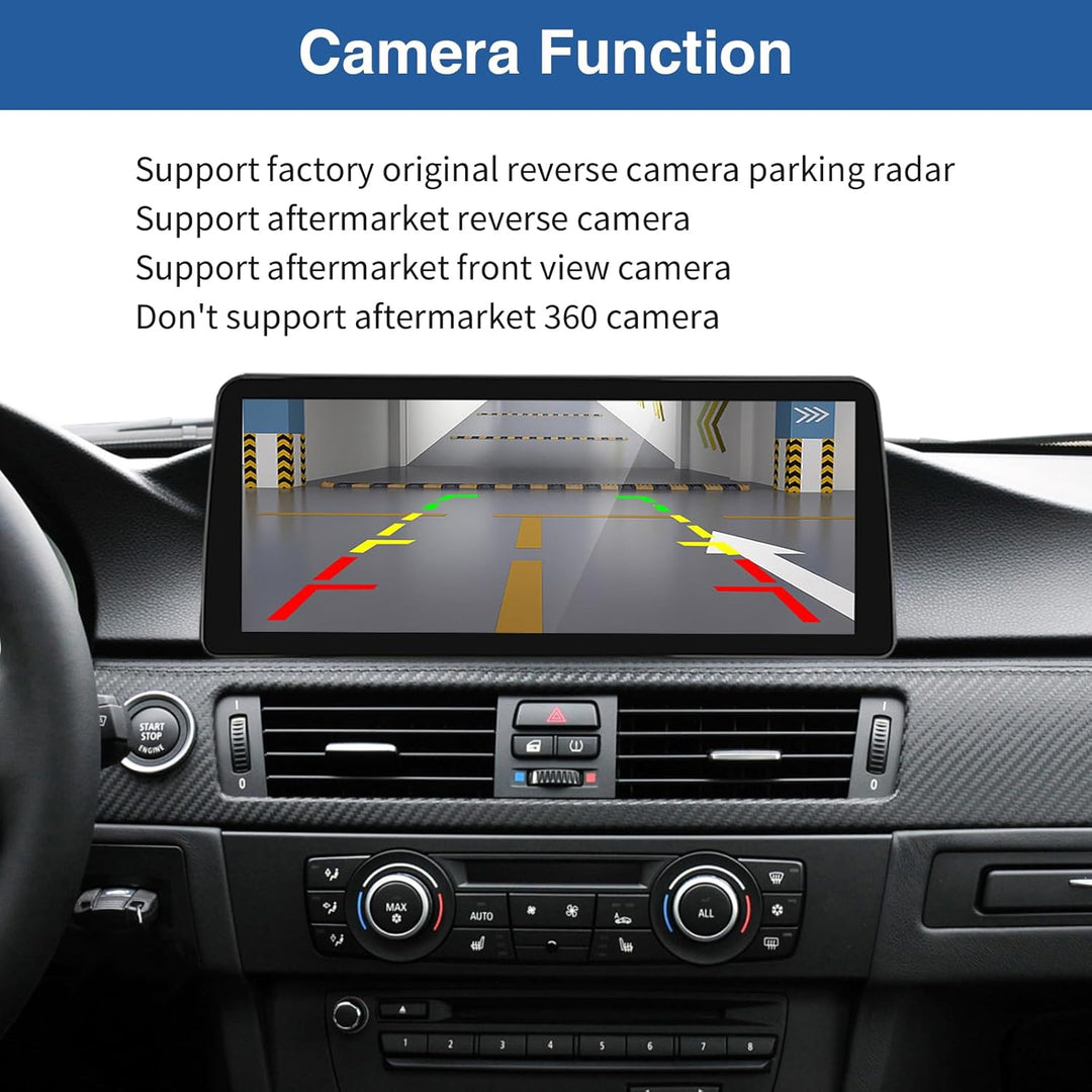 Road Top 12,3 Zoll Ultraschmaler Autoradio Carplay für BMW 3er CIC | für BMW 3er E90/E91/E92/E93 200