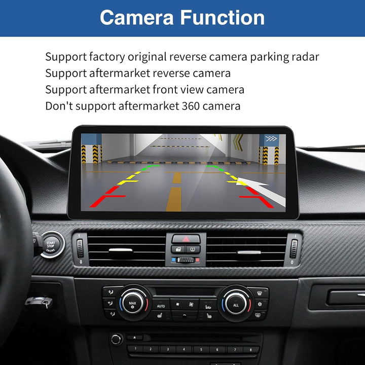 Road Top 12,3 Zoll Ultraschmaler Autoradio Carplay für BMW 3er CIC | für BMW 3er E90/E91/E92/E93 200