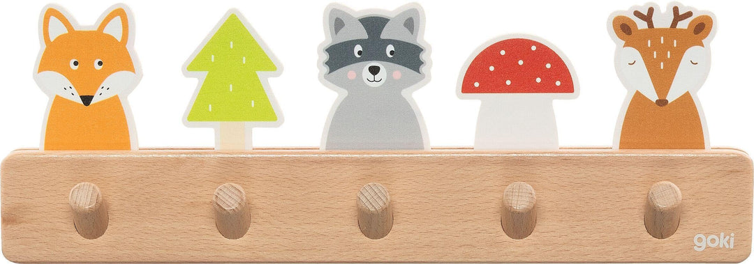 goki Garderobe Waldfreunde: 32,5 x 5,5 x 11,5 cm, Holz, per Stück