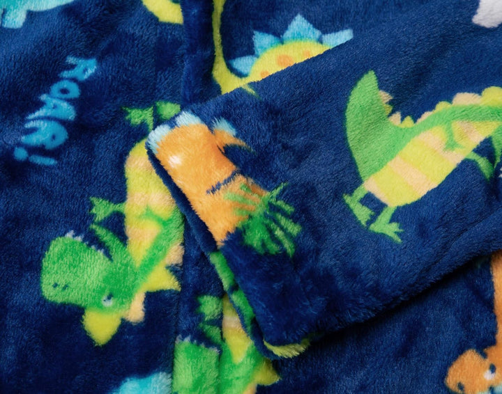 CROOUTN Bademantel Kinder mit Kapuze für Jungen Mädchen Bademäntel Morgenmantel kuschelig warmen und