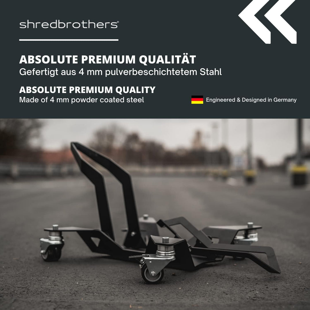 SHREDBROTHERS Fahrradständer E-Bike rollbar Abstellständer Ständer Stabiler Bodenparker MTB Ständer