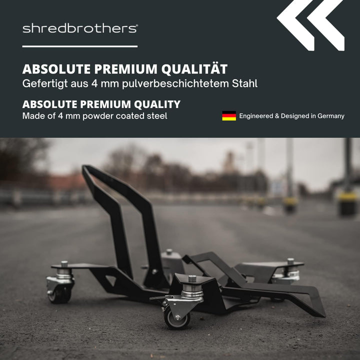 SHREDBROTHERS Fahrradständer E-Bike rollbar Abstellständer Ständer Stabiler Bodenparker MTB Ständer