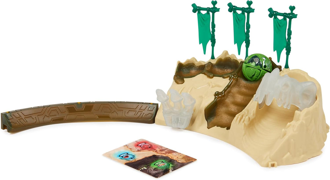 BAKUGAN Training Set mit Titanium Trox, im Dino-Clan-Motiv, individualisierbare Actionfigur, Sammelk