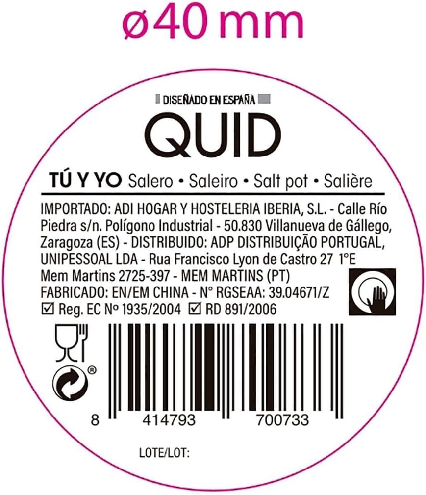 Quid Salzstreuer mit Deckel, Standard