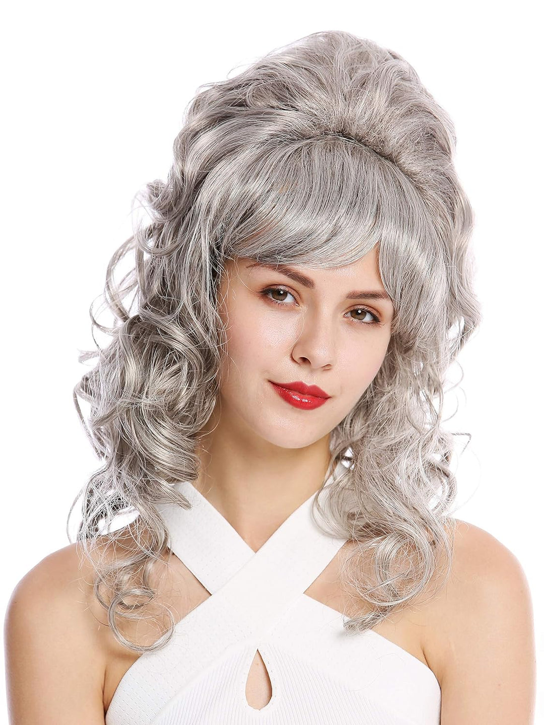 WIG ME UP - GFW2418-51 Perücke Damenperücke Barock 60er retro riesig Beehive Hochsteckfrisur Dutt lo