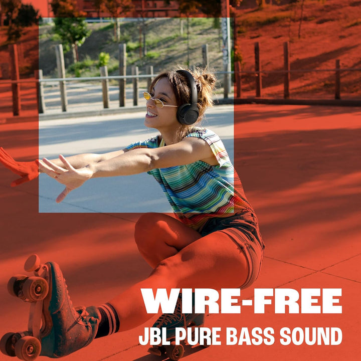 JBL Tune 530 BT Wireless On-Ear Kopfhörermit JBL Pure Bass Sound, Bis zu 76 Stunden Musikwiedergabe,