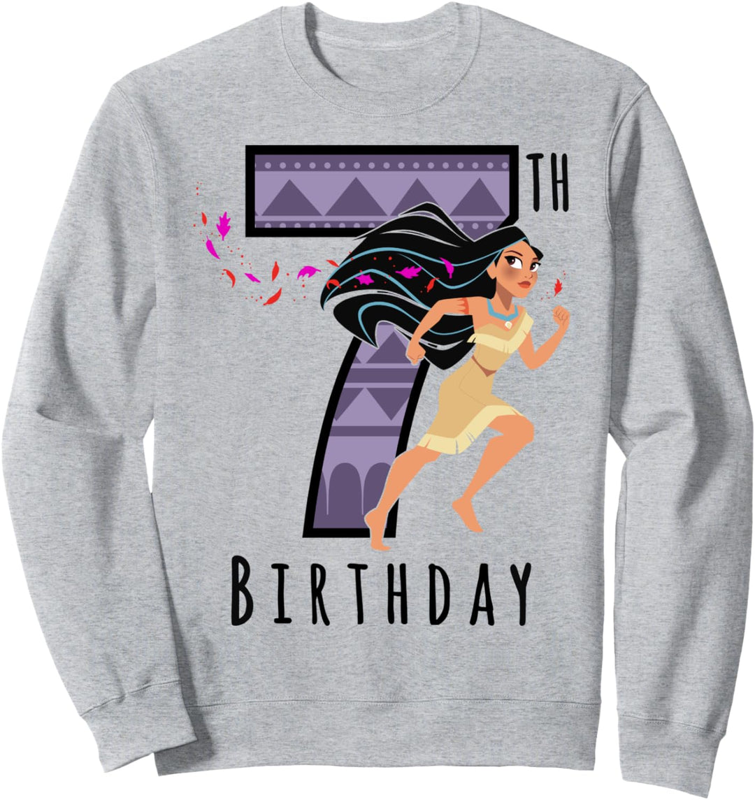 Disney Pocahontas Seventh Birthday Portrait Sweatshirt