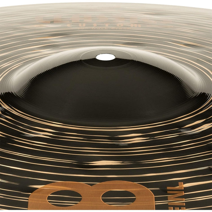 Meinl Classics Custom Dark 19 Zoll Crash (Video) Schlagzeug Becken (48,26cm) B12 Bronze, Dunkles Fin