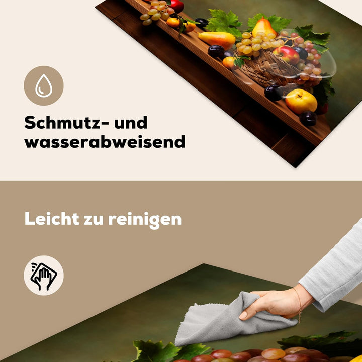 Herdabdeckplatte Einteilig Herdabdeckung Abdeckplatte für Ceranfeld Abdeckung Induktionskochfeld Auf