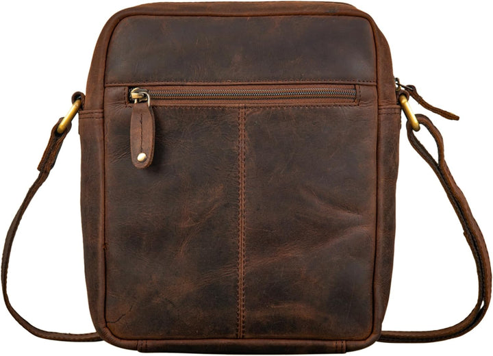 STILORD Ryan Crossbody Tasche Herren Leder Kleine Herrentasche zum Umhängen Vintage Ledertasche 9,7