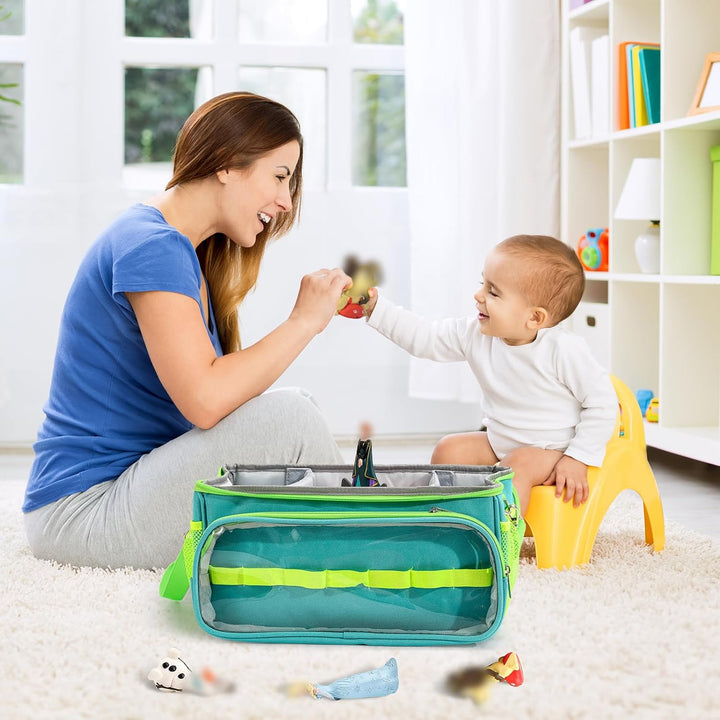 Hautton Tragetasche für Toniebox &amp; Tigerbox，Aufbewahrungtasche für Musikbox, Tonies Figuren, Kopfhör