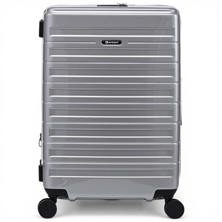 Eminent Voyager Koffer Mittelgross 67x44x26 cm, Erweiterbar, Hartschalenkoffer, 4 Rollen, Leicht, TS