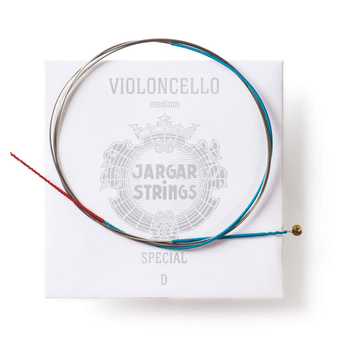 JARGAR Ce-DCMSp Cello Classic D-Saite-SPECIAL, medium (0,99mm) für Cello Medium / Standard Blau // B
