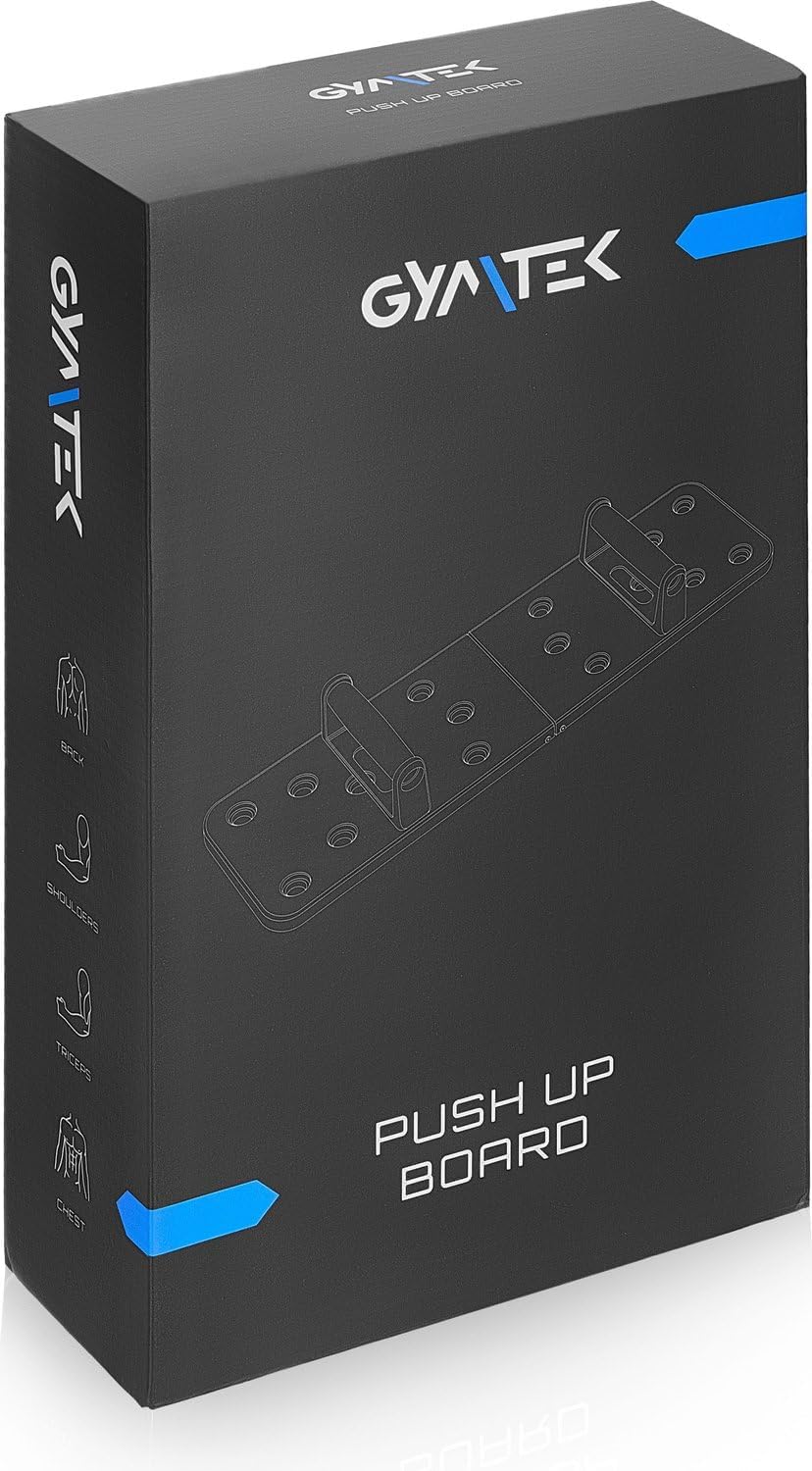 Gymtek Faltbare Liegestütze Brett - Push Up Board mit Liegestützgriffe für Ganzkörper-Training & Eff