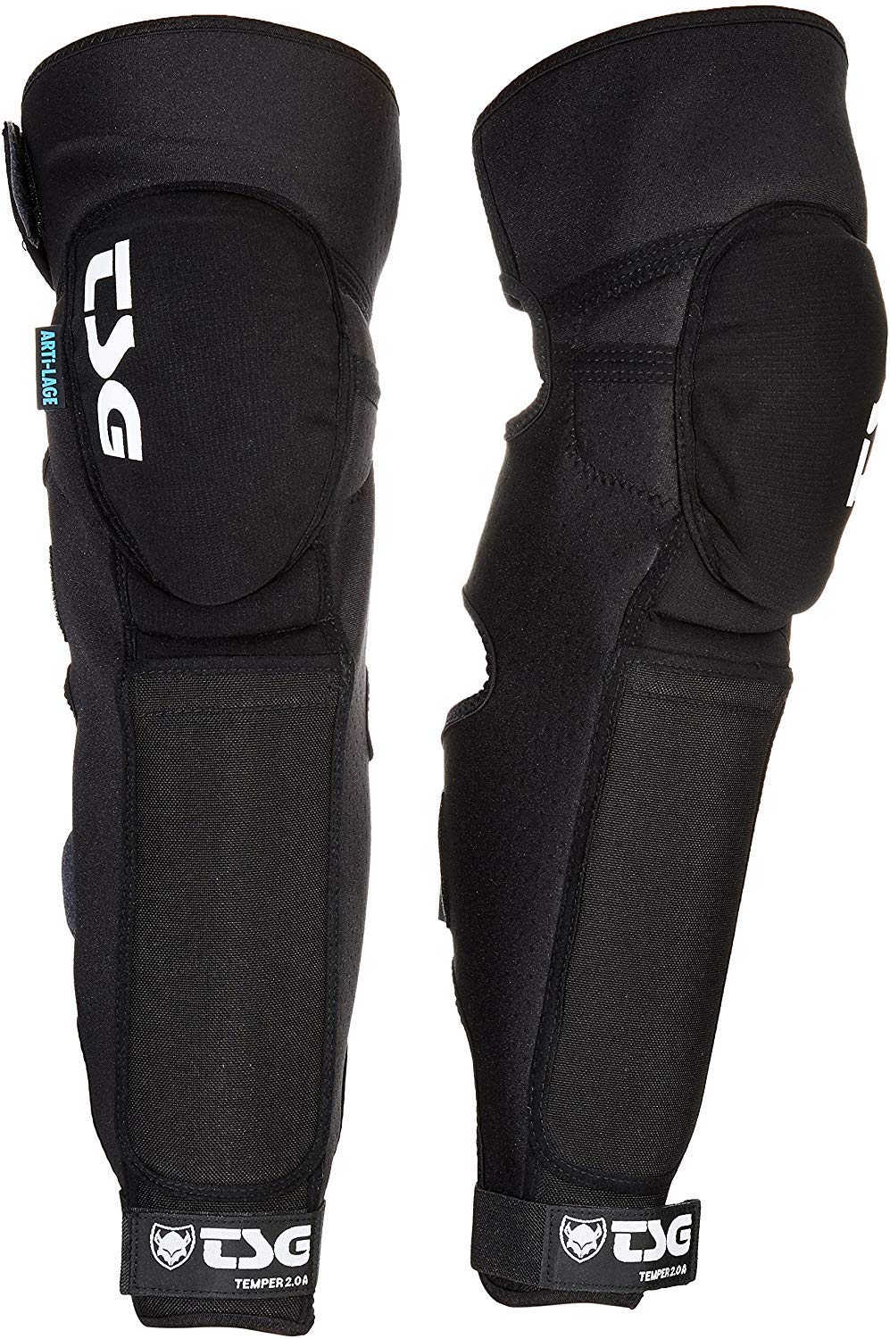 TSG Unisex – Erwachsene Knee-shinguard Temper A 2.0 Ciclocross-Schutz Für Knie Und Glänzen S_30 Schw