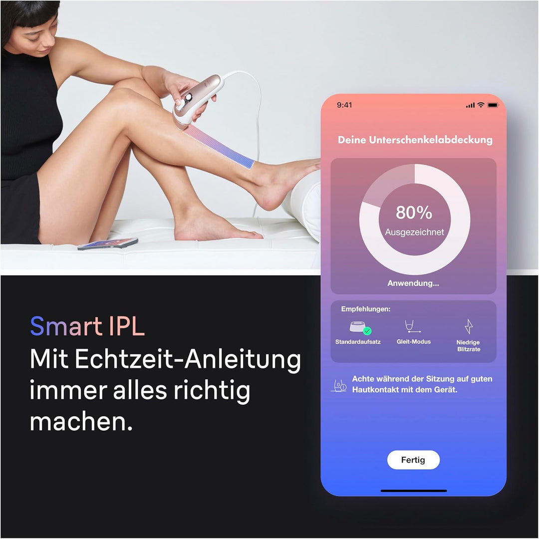 Braun Smart IPL Skin i·expert, Haarentfernung für zu Hause, Gratis App, Aufbewahrungstasche, Venus R