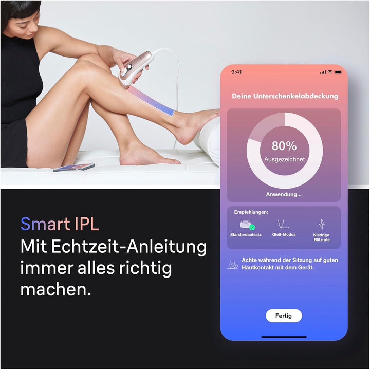 Braun Smart IPL Skin i·expert, Haarentfernung für zu Hause, Gratis App, Aufbewahrungstasche, Venus R