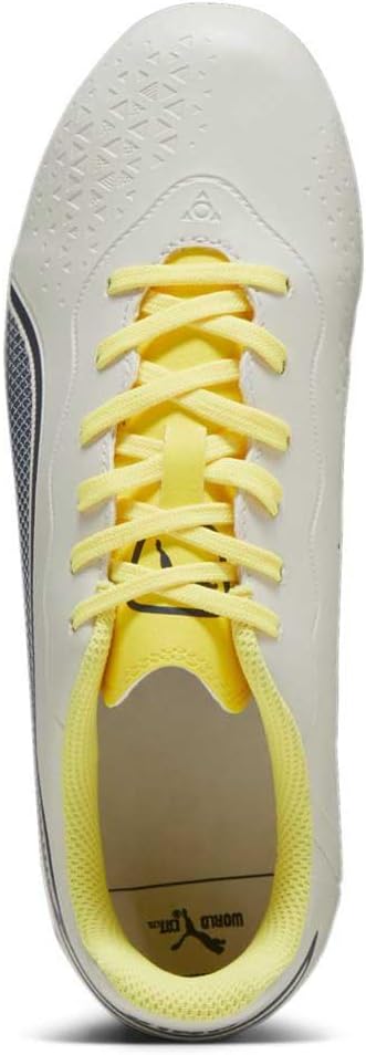 Puma Unisex Kinder King Match Fg/Ag Jr Fitnessschuhe 38.5 EU Alpine Snow Asphalt Yellow Blaze, 38.5