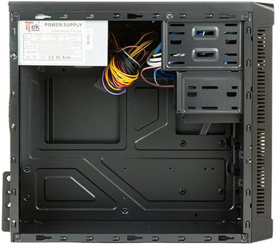 iTek River Mini-Tower 500 W schwarz PC-Gehäuse PC-Gehäuse (Mini-Tower, PC, Micro-ATX, schwarz, 500 W