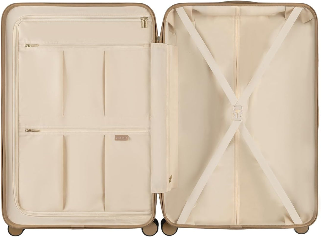 SUITSUIT Koffer Gross 76 cm - Hartschalen Reisekoffer mit Rollen - TSA-Schloss - 94 L - Fusion Borro