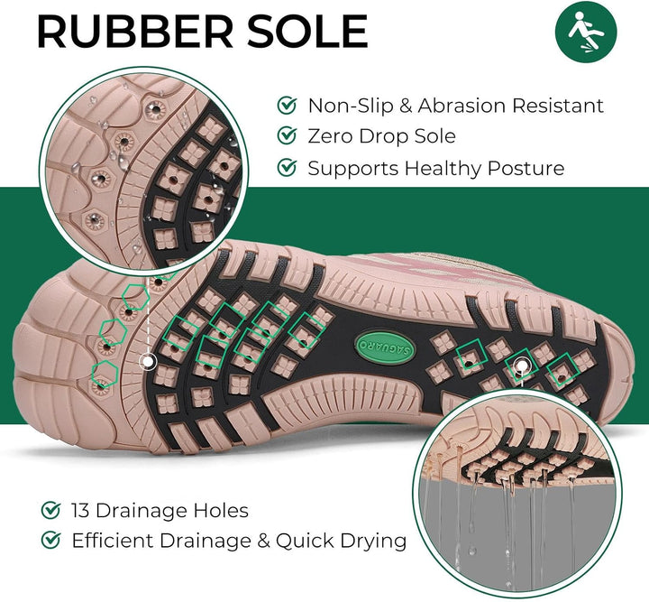 SAGUARO Badeschuhe Damen Herren Wasserschuhe Schwimmschuhe Schnelltrocken Aquaschuhe Strandschuhe Le