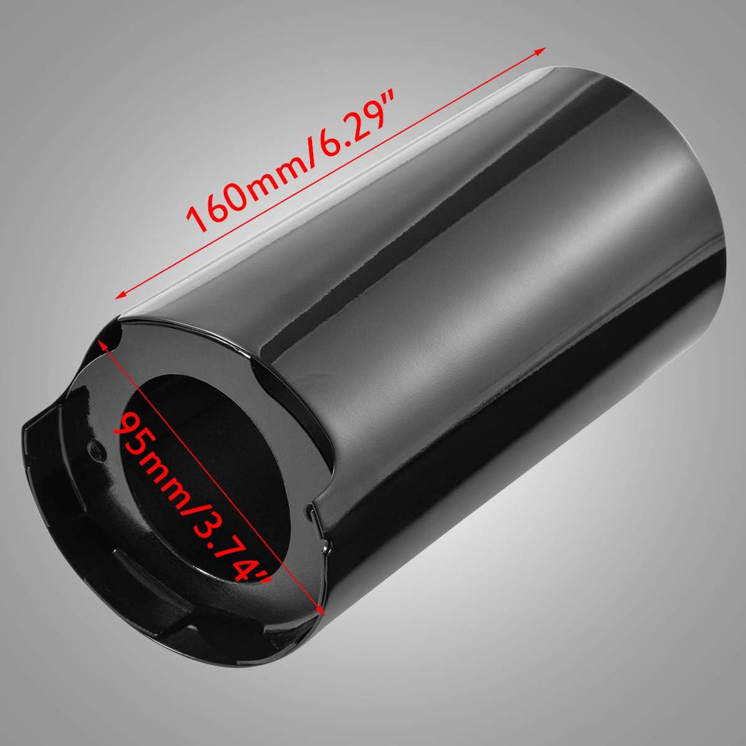 KATUR Motorrad Schwarz Gabelstiefel Protector Staubschutz Motorrad Universal Metall Vordergabel Schm