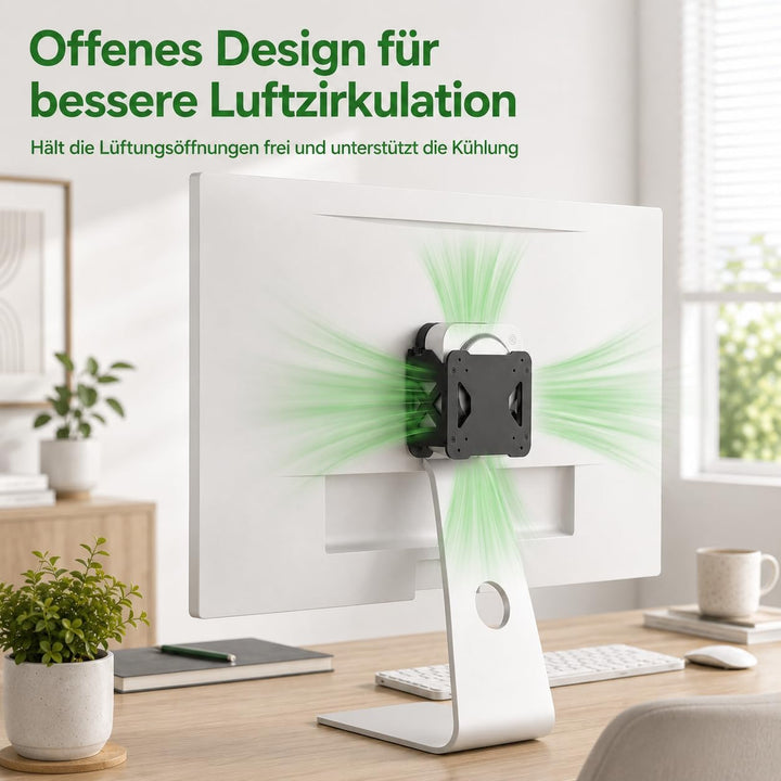 Yaotieci Metallhalterung für Mac mini M4/M4 Pro 2024 – 4 Montagearten