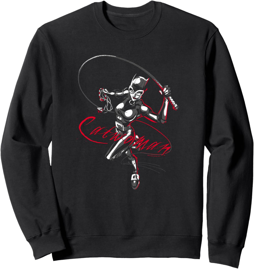 Batman Catwoman Kitten With a Whip Sweatshirt