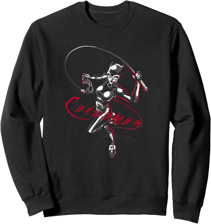 Batman Catwoman Kitten With a Whip Sweatshirt