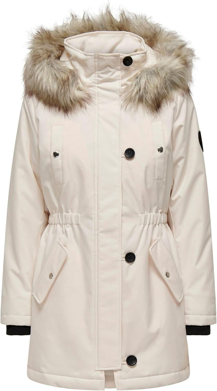 ONLY Female Langer Parka ONLIRIS Langer Parka 3XL Eggnog, 3XL Eggnog