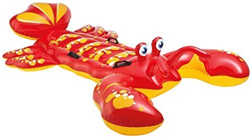 Intex Lobster Ride-On, 84" X 54", for Ages 3+ by Intex