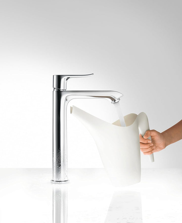 hansgrohe Wasserhahn Metris (Armatur mit Auslauf Höhe 200mm, ohne Ablaufgarnitur) Chrom Chrom Auslau