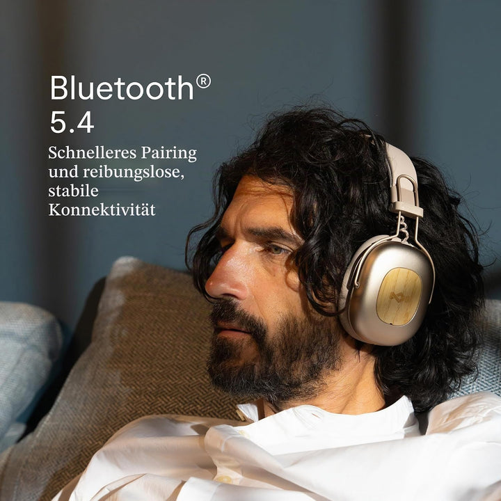 Marley House of Positive Vibration Rebel kabellose Bluetooth Kopfhörer - Over-Ear Wireless ANC mit a