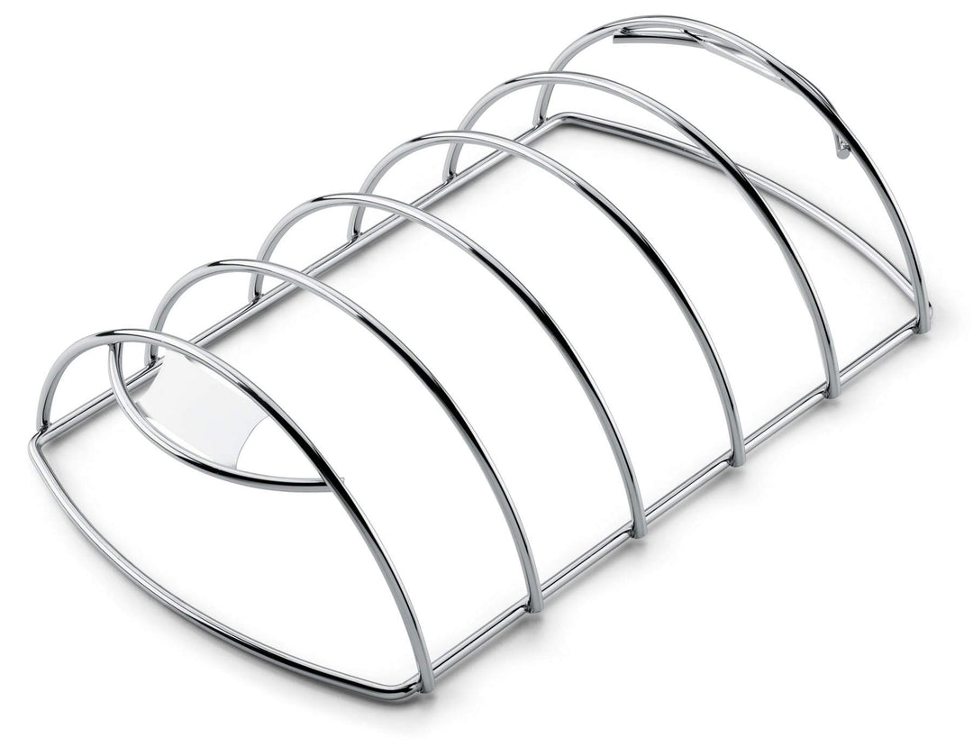 Weber Rippchen Halter, hält bis zu 5 Rippenstangen/Spare-Rips, Antihaft-Edelstahl, spühlmaschinenfes