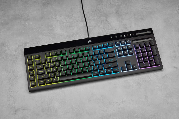 CORSAIR K55 RGB PRO- Layout: PT-PT - RGB-Foundation-Licht, sechs Makro-Com-Integration-Software-Tast