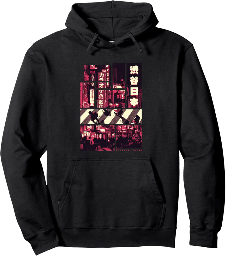 Shibuya-Kreuzung in Tokio Pullover Hoodie
