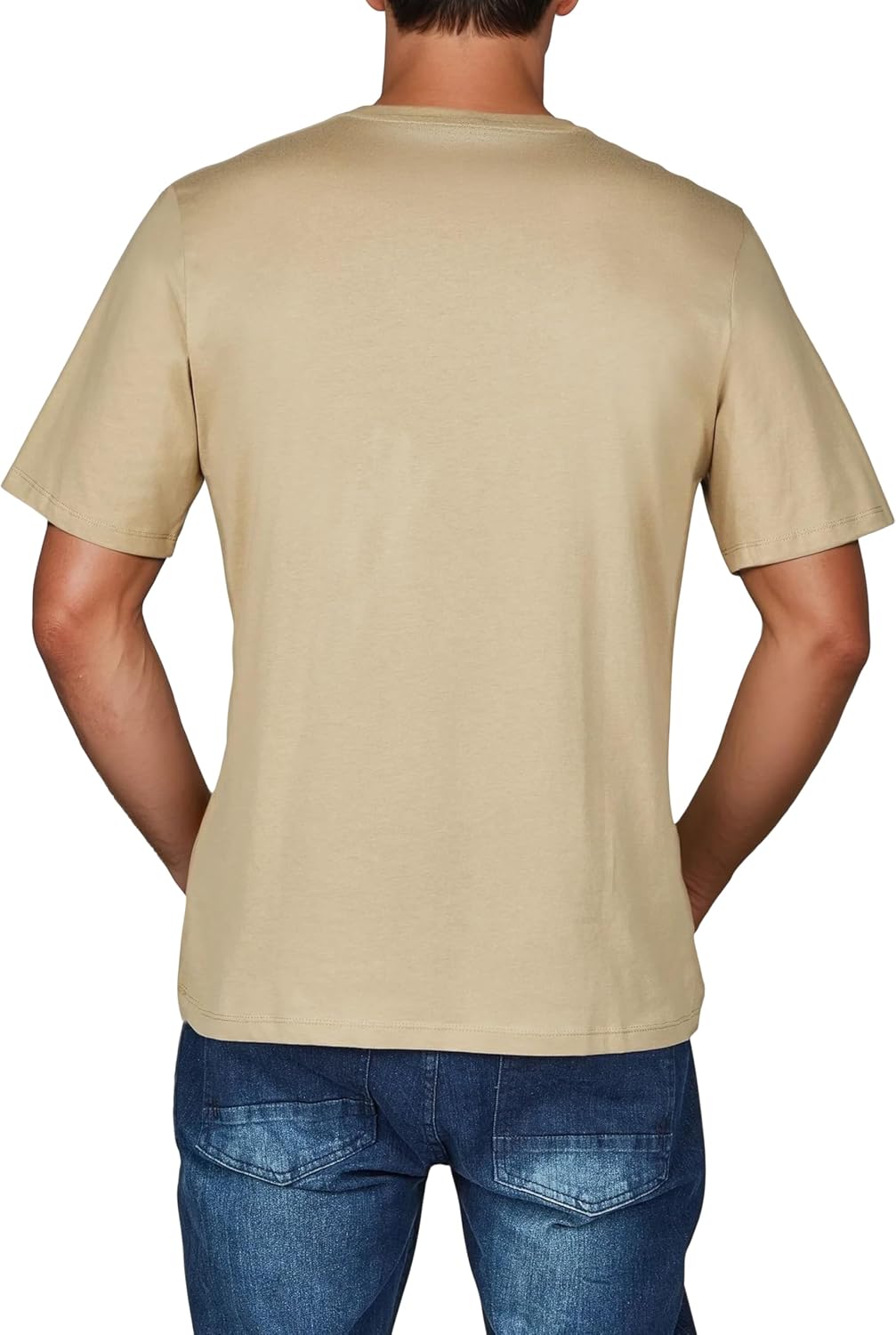 JACK &amp; JONES JJLINO T-Shirt 4er Pack Rundhals Kurzarm Shirt Regular Fit Print Sommer 100% Baumwolle